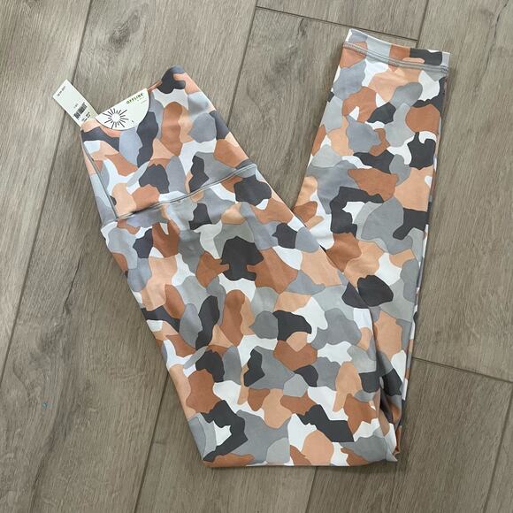 Aerie Women’s 7/8 High Rise Camo Sands Crossover Leggings Size L - Picture 3 of 10
